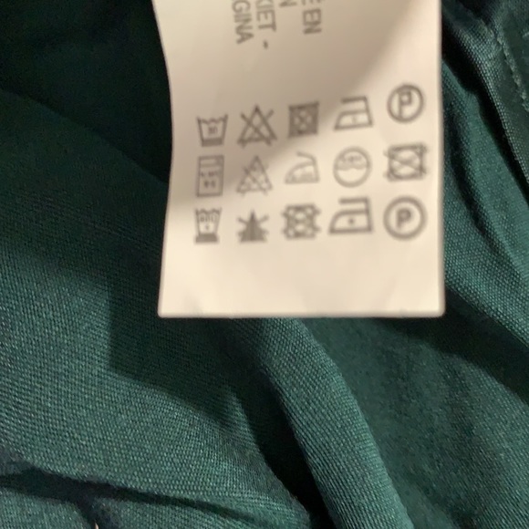 SOLD NWT. Zara Green Lingerie Style Midi Dress Size M. - Picture 8 of 8